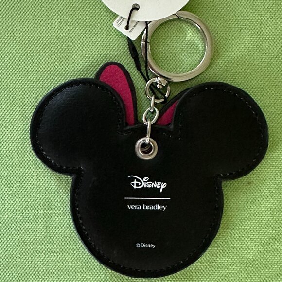 VERA BRADLEY DISNEY MINNIE MOUSE BAG CHARM:NWT MINNIE MOUSE HIDDEN HEARTS - Picture 6 of 7